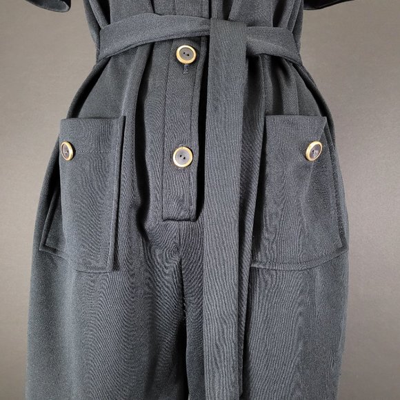 ❗️SOLD❗️70s Sears Black Jumpsuit - Picture 5 of 16